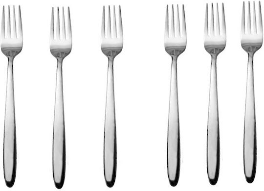 Raki Set Gabeln Für Tisch Inox Silber 6Stücke Raki Set Gabeln Für Tisch Inox Silber 6Stücke
