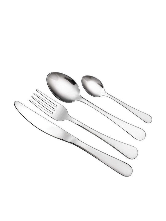 Raki Set Linguri Cafea / Ceai Inox Argintii 6 Bucăți