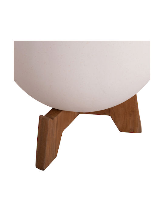 HomeMarkt Set 3 Pots Wooden White