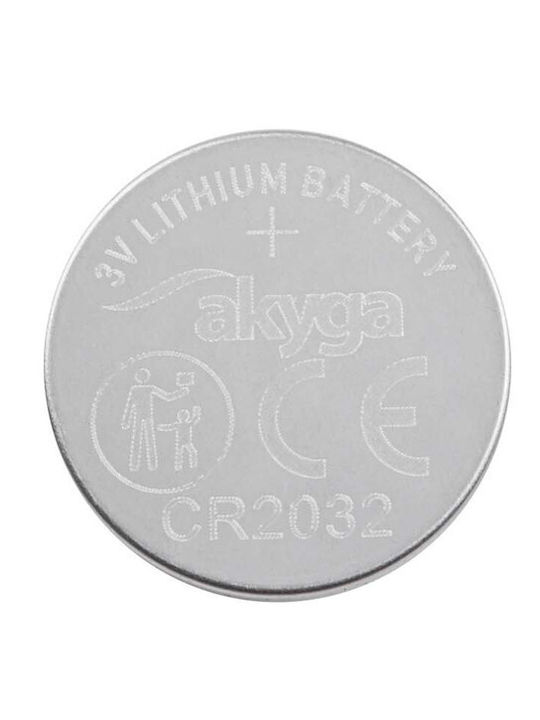 Akyga Μπαταρίες Λιθίου Ρολογιών CR2032 3V 4τμχ