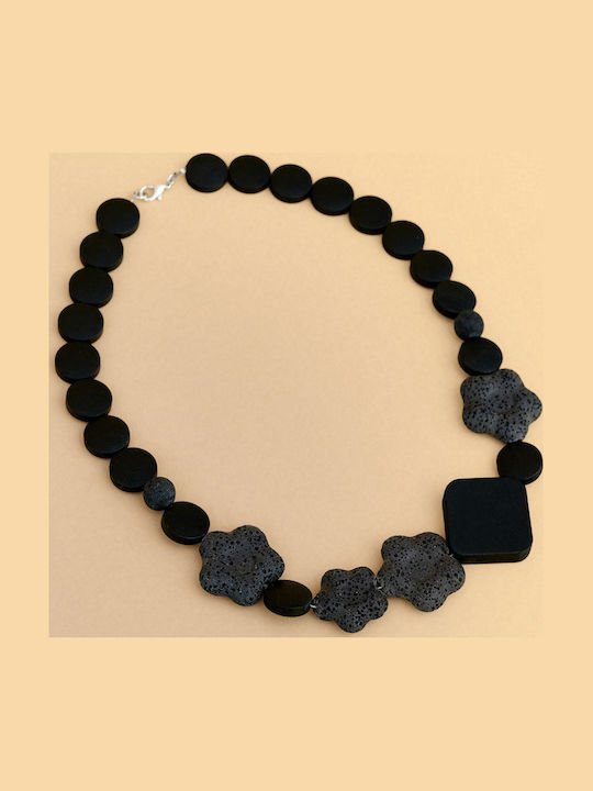 attrattivo Colier Talisman Negru