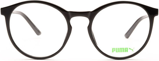 PUMA Women's Acetate Prescription Eyeglass Frame Black PU0177O 001