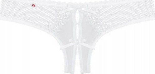 Obsessive Alabastra Frauen Sexy Zeichenfolge offenem Schritt White