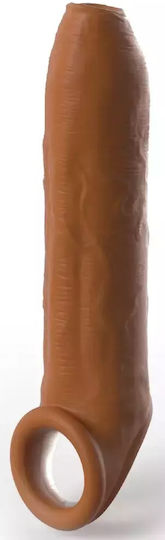 Pipedream Fantasy E-Tensions Elite Προέκταση Πέους Uncut Caramel 17.8cm