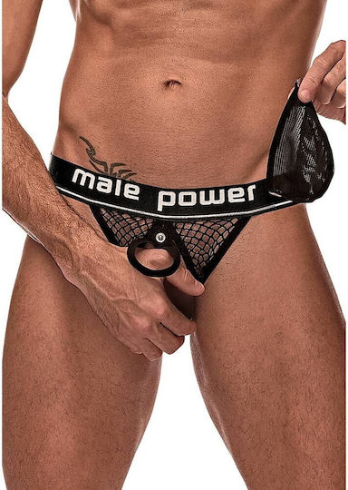 Malepower Herren Jockstrap Schwarz