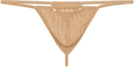 Allure Ανδρικό Sexy String Μπεζ