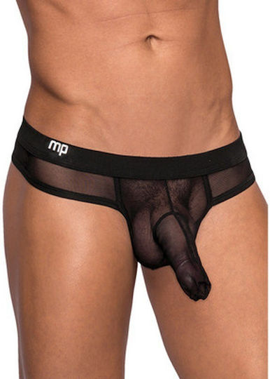 Malepower Ανδρικό Sexy String Μαύρο