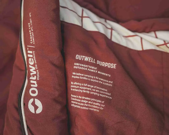 Outwell Schlafsack Doppelter Camper Lux Rote