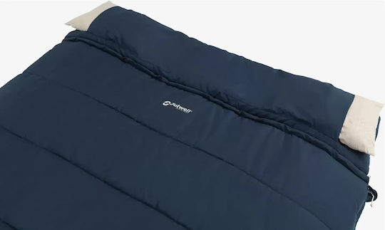 Outwell Sleeping Bag Διπλό Contour Lux Deep Blue