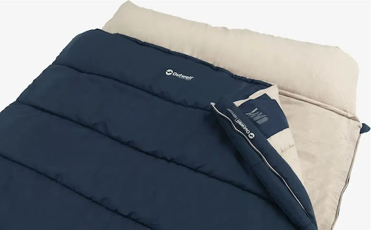 Outwell Sleeping Bag Διπλό Contour Lux Deep Blue