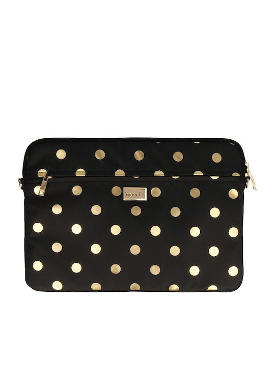 Wonder Θήκη Laptop 14" Gold Polka-Dot