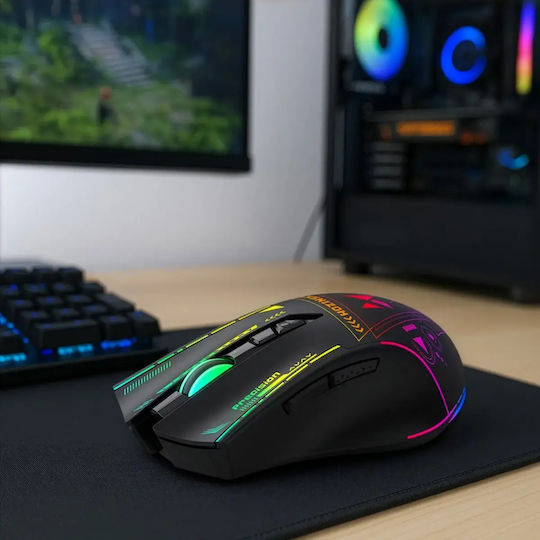 Wozinsky WMGB-7200 Wireless RGB Gaming Mouse 3200 DPI Black