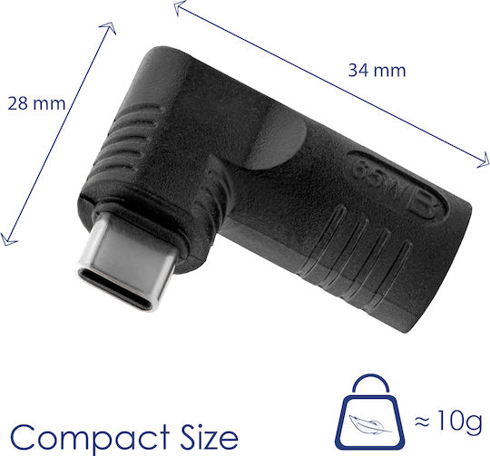 Laptop Adapter Ak-nd-d16 6.0 X 4.4 Mm + Pin Usb-c