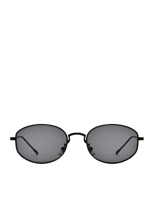 Red Raven Palma Unisex Ochelari De Soare Cu Ramă Metalică Total Negru