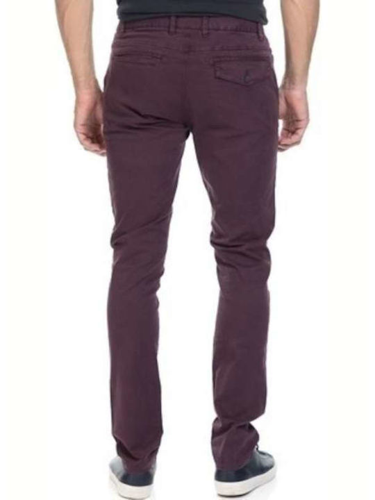 Chino Trousers in Regular Fit Wine