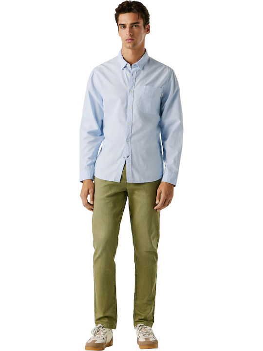 Long Sleeve Shirt Bleach Blue