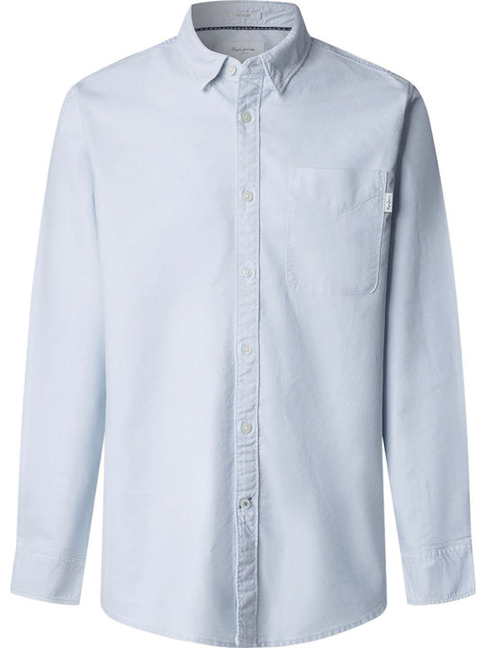 Long Sleeve Shirt Bleach Blue