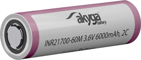 Li-ion Battery Inr21700 Akyga Aky2185 3.6v 6000mah