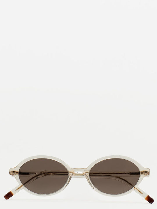 Kaleos Sunglasses Transparent with Horn-Rimmed Frame