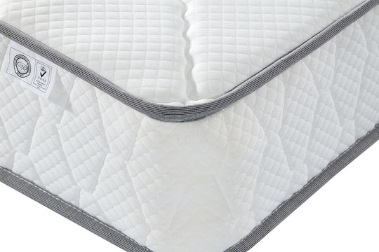 Bio-flex Saltea Single Anatomic Față-verso Pachet Rulat 90x190x20cm cu Arcuri Încapsulate