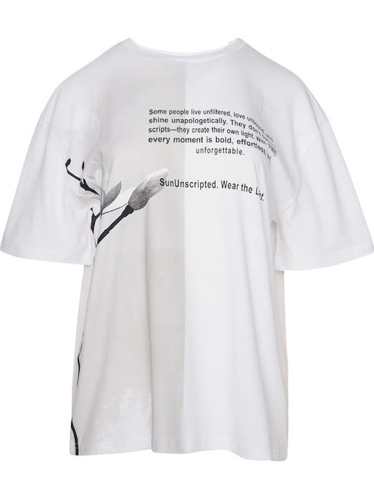 Damen Bluse Kurzärmelig Weiß 8923138-Weiße