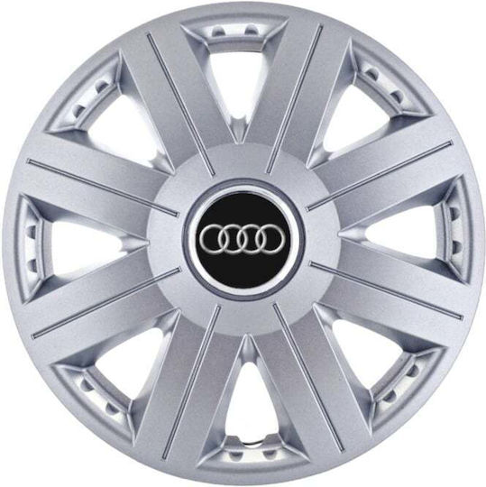 Set Capace De Roți Auto 14" 4 Bucăți Gri