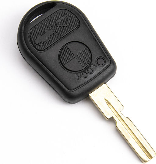 Carcasă Cheie Auto cu Lamă cu 3 Butoane pentru Bmw