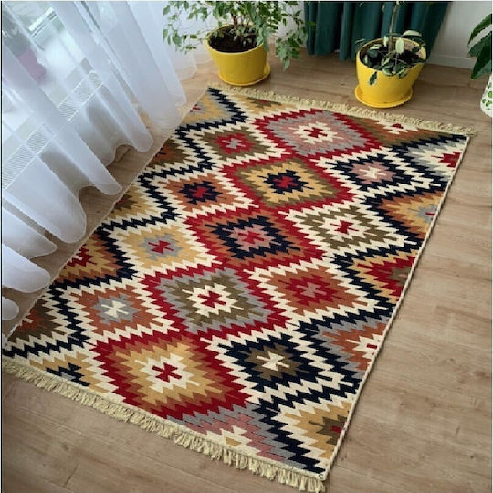 Kotonia Home Χαλί Βαμβακερό 120x180cm Πολύχρωμο