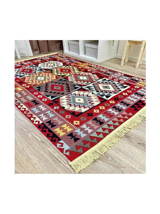 Kotonia Home Χαλί Βαμβακερό 60x90cm Πολύχρωμο
