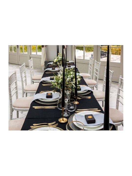 Kotonia Home Покривки за маса Комплект Черни 200x280 см