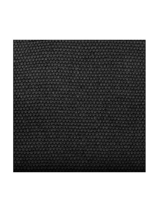 Perna Swing Cushion De Grădină Cu Spătar Neagră 64x66cm