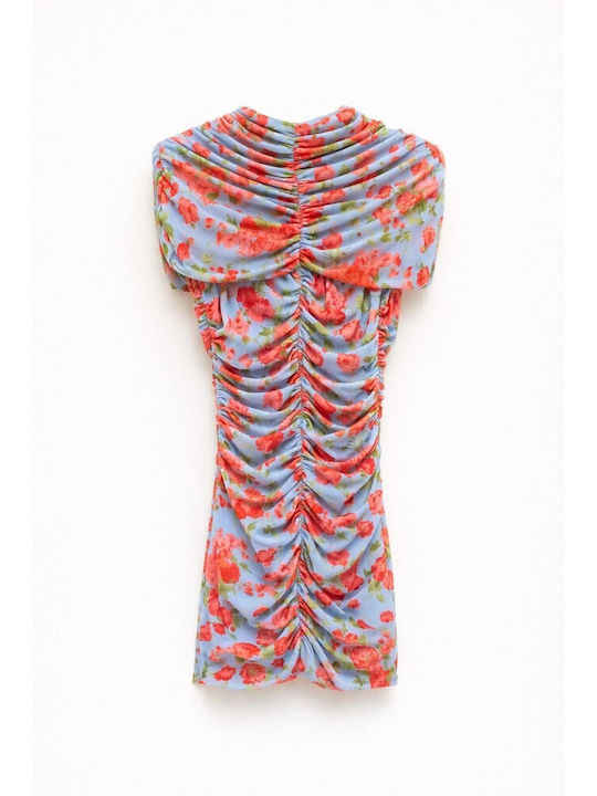 Summer Mini Evening Dress with Tulle Celeste