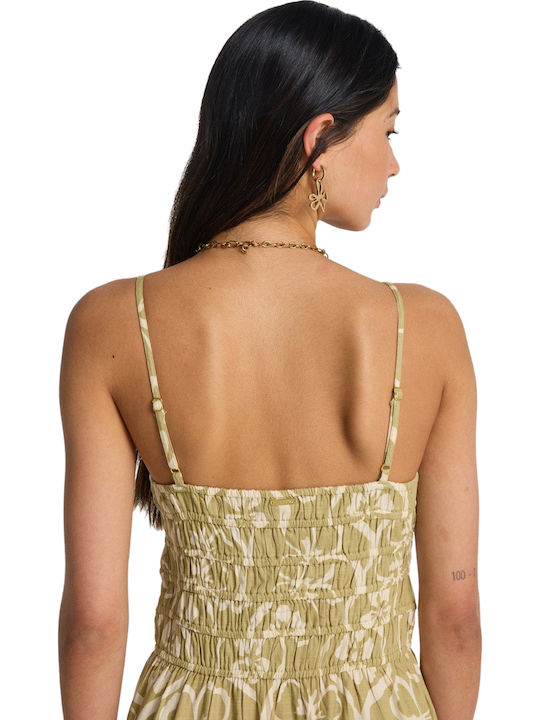 Summer Maxi Dress Cactus Green