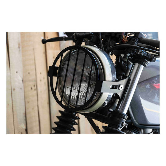 C-racer Universal Headlight Grill All Motorcycles Headlight 7" 17.8cm 8" 20.3cm C-racer Universal Headlight Grill No 2 Bars