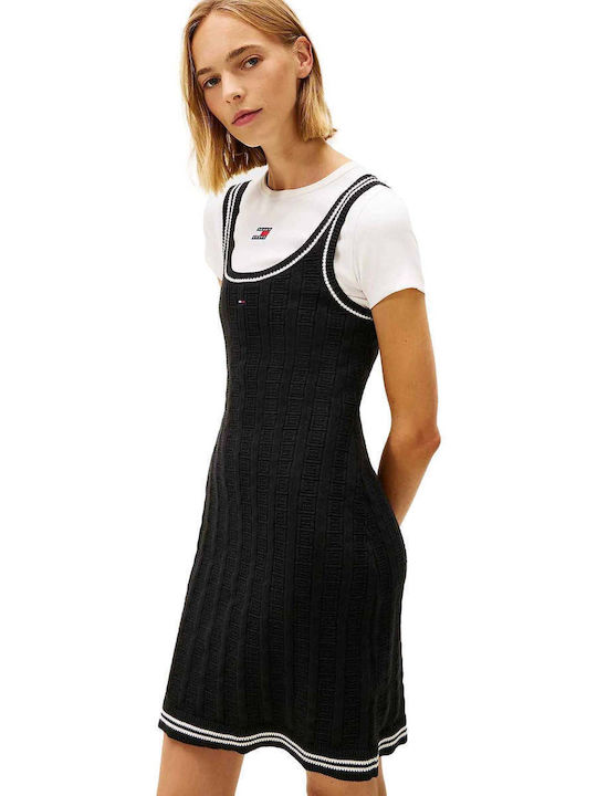 Rochie De Vară Sport Fără Mâneci Neagră