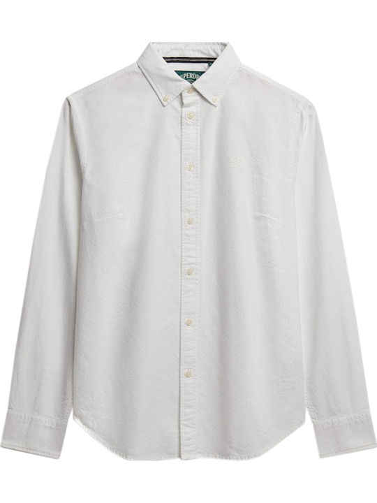 Long Sleeve Women's Shirt Optic White Oxford