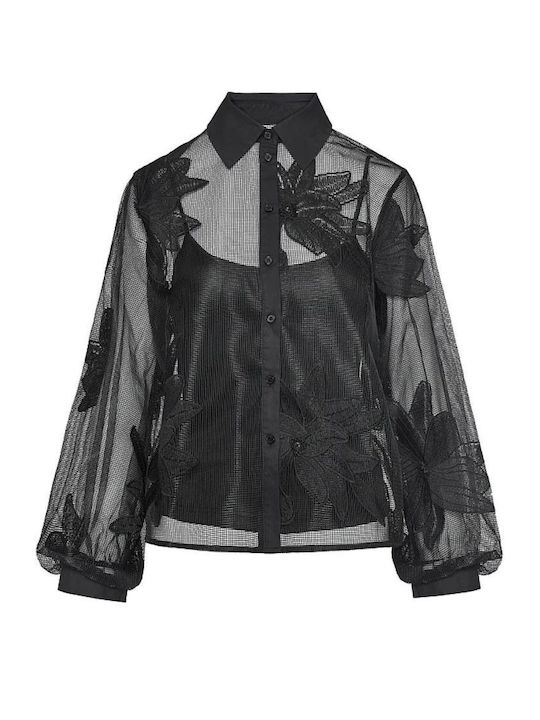 Long Sleeve Women's Shirt Black
