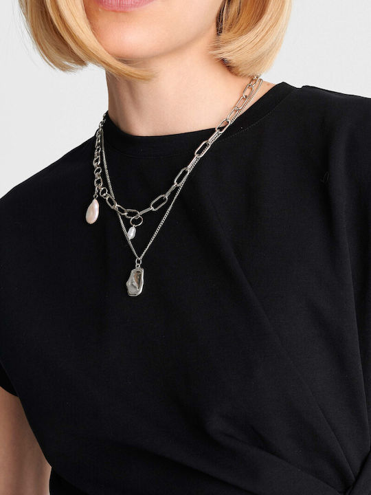 ALE - The Non Usual Casual Halskette 8F23760-SILBER