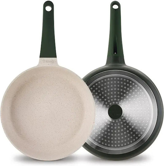 Starke Pro Aluminum Pan with Lid with Stone Coating 28cm