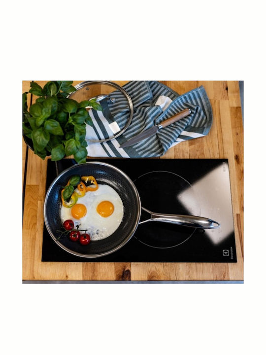 Kohersen Stahl Grill mit Keramik Innenbeschichtung 26cm