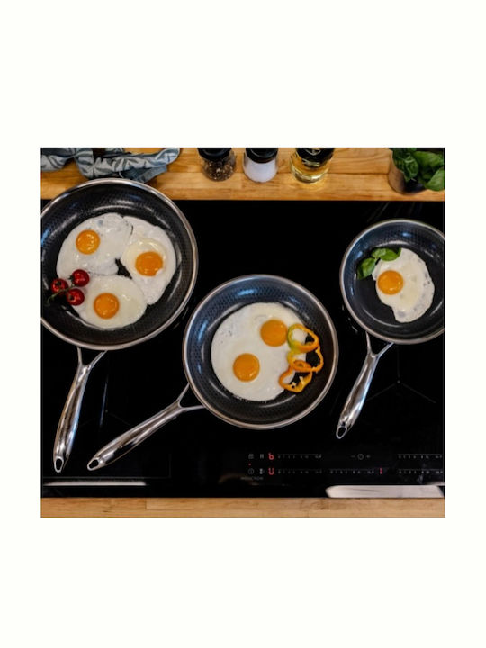 Kohersen Stahl Grill mit Keramik Innenbeschichtung 26cm