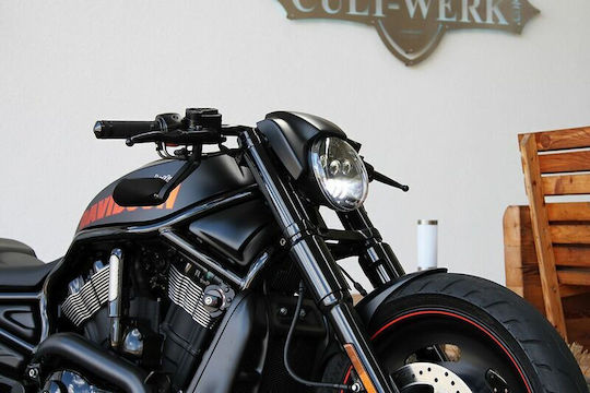 Cult Werk Headlight Mask Hd-rod082 New Night Rod Style Harley Davidson Vrsca 1130 04-06