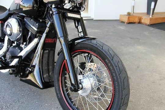 Cult Werk Калник На Предното Колело Hd-dyn017 Club Harley Davidson Fxdb 1584 07-09 Harley Davidson Fxdc 1584 07-09 Черен