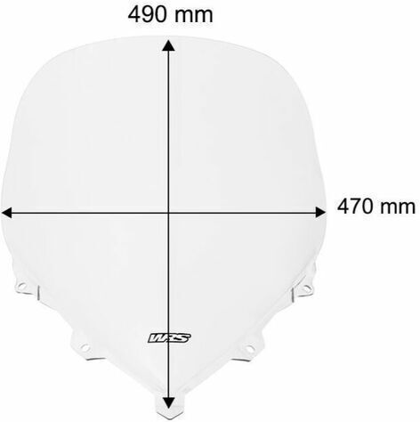 Wrs Windshield Bm116t 1200 05-07 Bmw K 1300 S Abs 09 08 Transparent