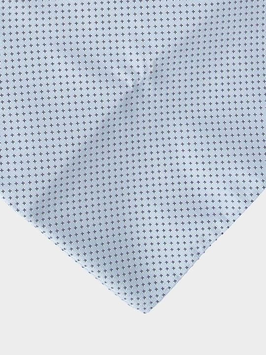 Boss Set of Men's Silk Printed Ties in Light Blue Color