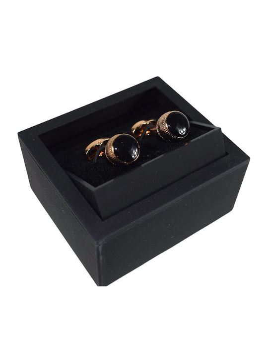 Giovani Rossi Cufflinks In Black Colour