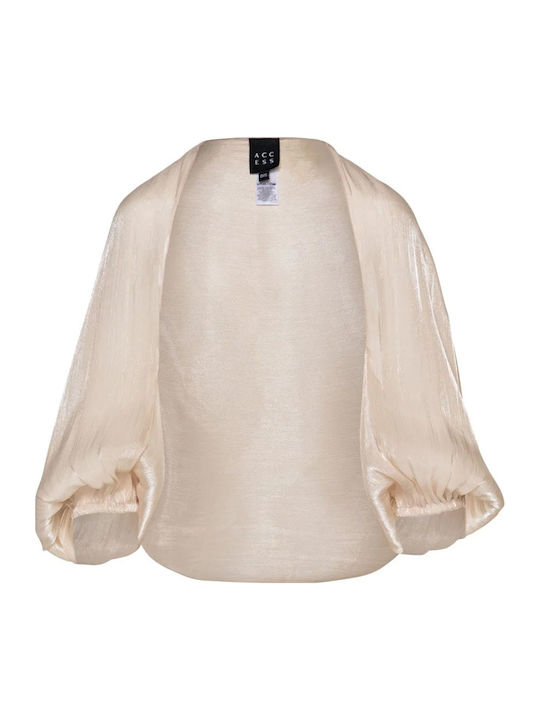 Beige Women's Bolero