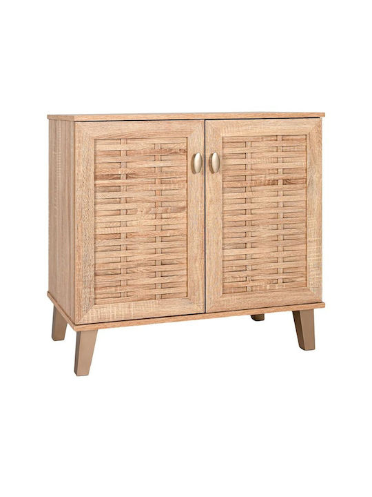 Suport pentru pantofi FP-01 cu 4 Rafturi Bej L75xW36.8xH74.5cm