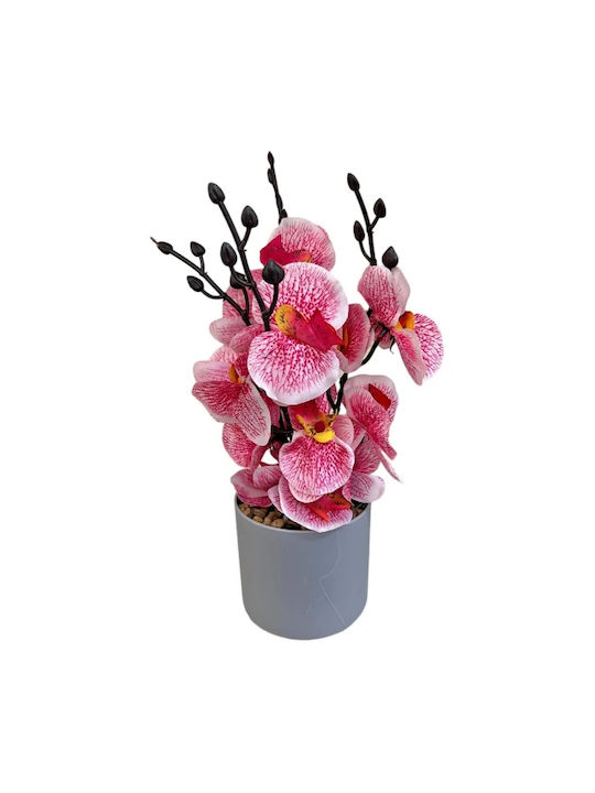 Изкуствено растение в саксийка Pink 28см TnS
