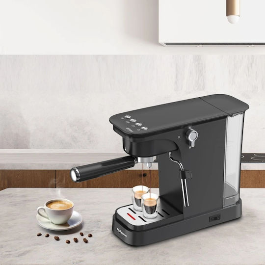 Rohnson Mașină de Espresso 1400W Presiune 20bar Neagră R-98026